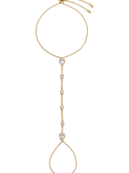 Dripping Crystal Hand Chain