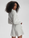Annika Playsuit in Ivory Marl