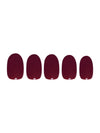 Berry Maroon Press On Nails