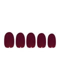 Berry Maroon Press On Nails