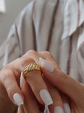 Duvette Twisted Dome Ring