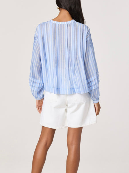 Erika Top in Blue Stripe