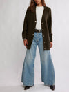 WTF Blazing Cardi in Dark Green