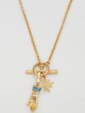 Palm Of Your Hand Pearl Toggle Necklace