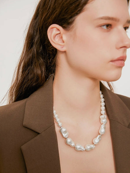 Brynn Baroque Pearl Necklace