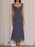 Deep Blue Sea Maxi Dress in Navy