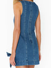 Bridgeport Bow Dress in Blue Jean Baby