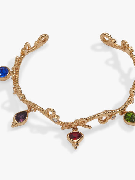 Baguette Snowflake Linear Bracelet