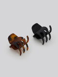 Eco-Friendly Medium Claw Clips 2pc in Black & Tort