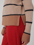 Holland Knit Sweater in Mid Tan