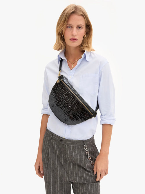 Grande Fanny in Black Congo Croco