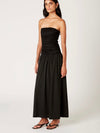 Santal Dress in Black