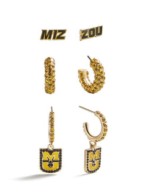 University of Missouri Earring Set of 3