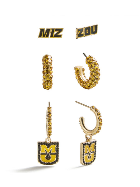 University of Missouri Earring Set of 3
