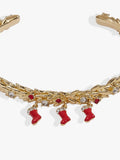 Stocking Up On Holiday Cheer Cuff Bracelet