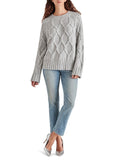 Micah Sweater in Silver Grey