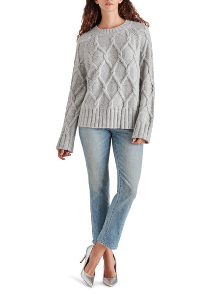 Micah Sweater in Silver Grey