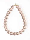 Iris Large Resin Bead Necklace in Clear