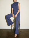 Easy Does It Draped Set in Blue