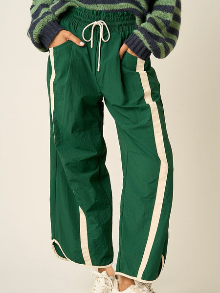 Right On Track Pant in Forest Green
