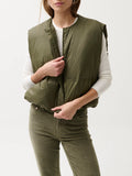 Catarina Puffer Vest in Ivy