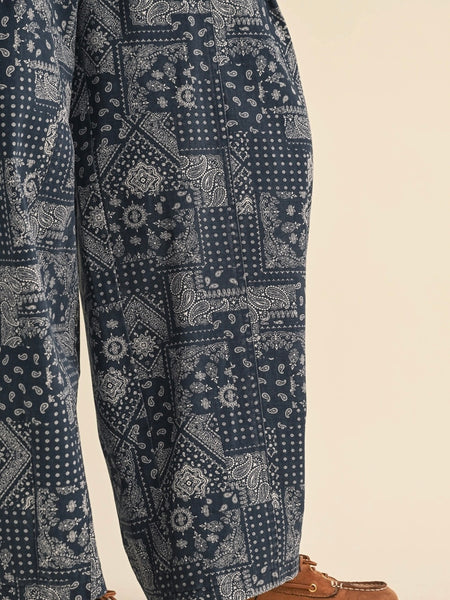 The Bruce Bandana Pant in Navy