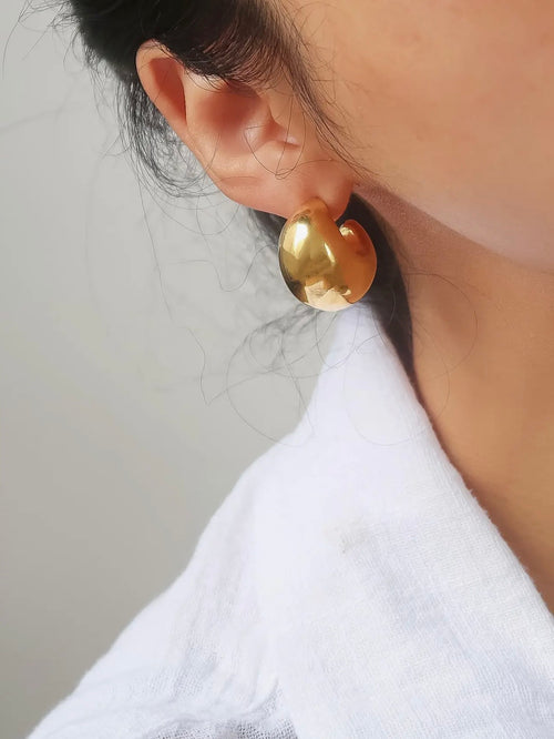 Camilley Puffy Dome Earrings