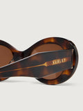 Bethnall Oval Sunglasses in Tortoise