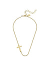 Side Cross Dainty Necklace