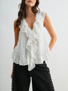 In Outer Lace Blouse in Ivory