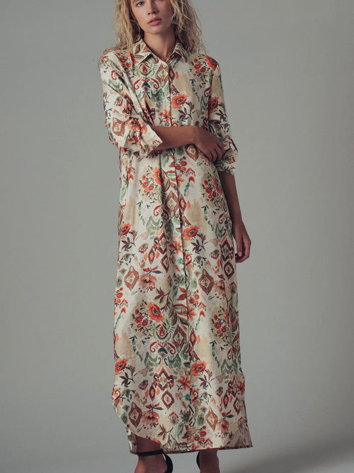 Printed & Proper Dress in Multi