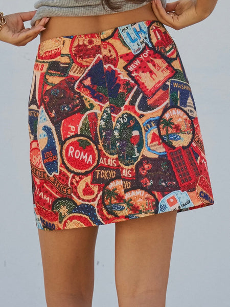 Postcards From Paradise Mini in Multi