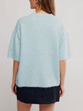 Margot Sweater Tee in Angel Falls Melange
