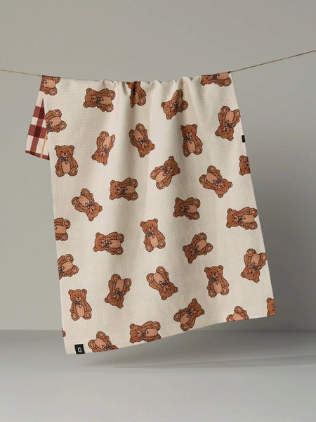 Plaid Teddy Luxe Kitchen Towel