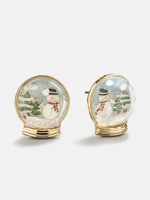 Let It Snow Globe Earrings