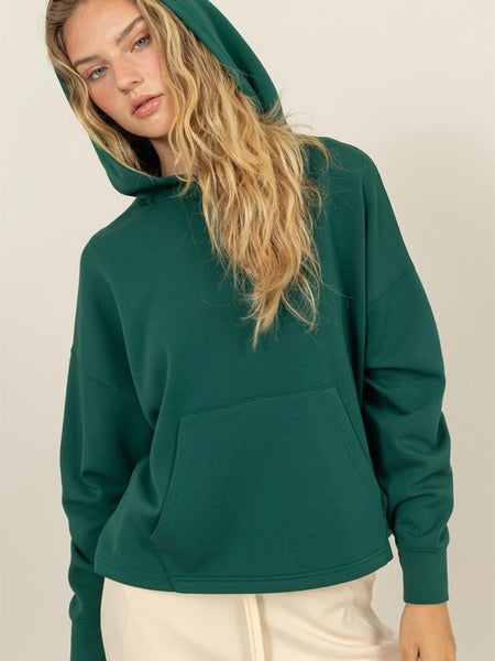 Travel 'Fit Sweatshirt in Dark Green