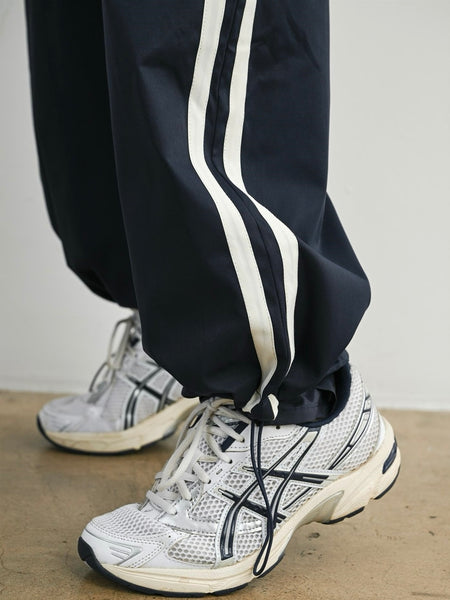 Down To Earth Stripe Pant in Navy