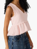 Camilla Top in Pastel Lilac