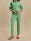 The Rolled Cuff Pant 25 in Green Spruce
