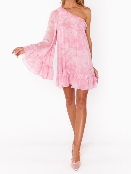 Wonder Mini Dress in Sweet Pink