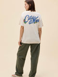 Beach Boys Surf Patrol Boyfriend Tee in Dirty White
