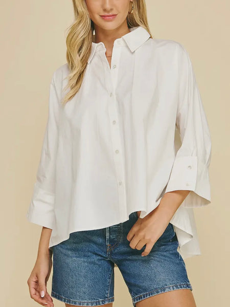 Forever Striped Tank in Off White & Beige