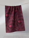 Rich Garnet Tea Towel