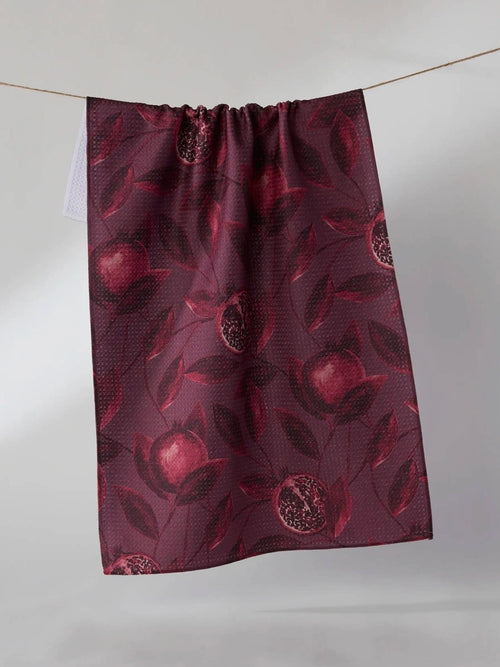 Rich Garnet Tea Towel