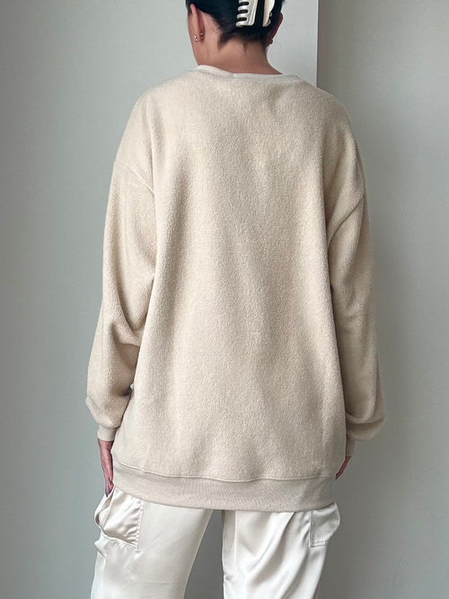 Cozy AF Sweatshirt in Taupe