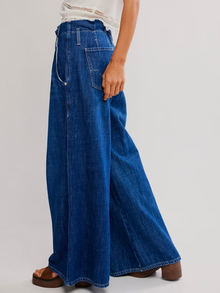 Forager Super Wide Leg Jeans in Nomad