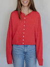 Piper Cardigan in Red