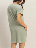 When's Tee Time Mini Dress in Sage