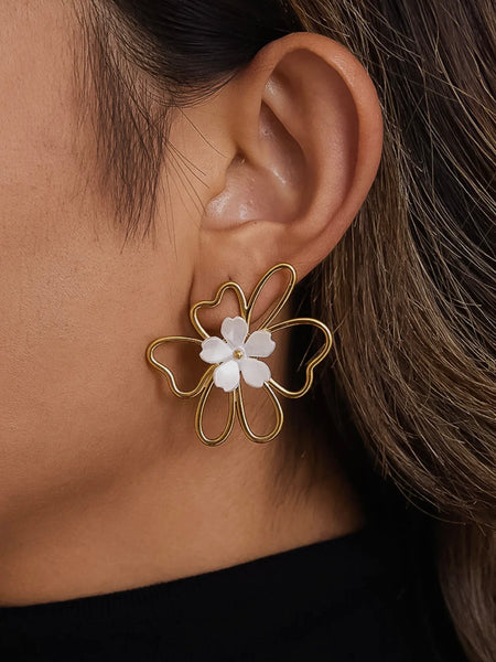 Roseline Petal Earrings