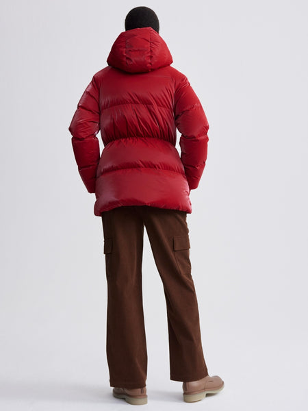 Fullerton Down Jacket in Red Dahlia